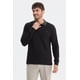 thumbnail image 1 of Polera Hombre Cuello Contraste Negro, 1 of 4