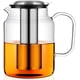 thumbnail image 1 of Tetera Aquach Aquach de vidrio de 2,5 litros con infusor de acero inoxidable, 1 of 5