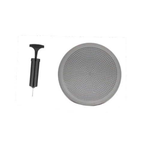 Ioensy - Cojín De Equilibrio Con Bomba De Inflado Para Adultos, Almohadilla De Equilibrio Sensorial Inflable, Color Gris