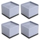 thumbnail image 1 of 4x Elevadores De Cama Almohadillas Antideslizantes Elevadores De Muebles Para Escritorio Sofá Gabinete Gris 7,5 Cm, 1 of 5