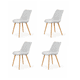 thumbnail image 1 of Pack de 4 sillas arpi lino gris, 1 of 2