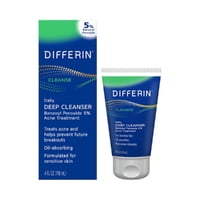 Jabón Facial Differin Acne Con Peróxido De Benzoilo Al 5%, 120 Ml