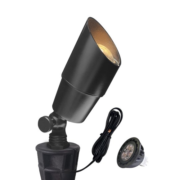 Reflector COLOER LED 5W Negro 1‑unidad 13 cm