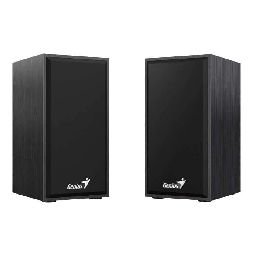 Genius - Parlante Para Pc Usb De Madera Negro