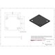thumbnail image 3 of Placa de Soldadura Service Caster 10 x 12 cm para Ruedas Giratorias, 3 of 3