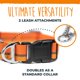 thumbnail image 5 of Collar para perro Mighty Paw Martingale grande naranja, 5 of 9
