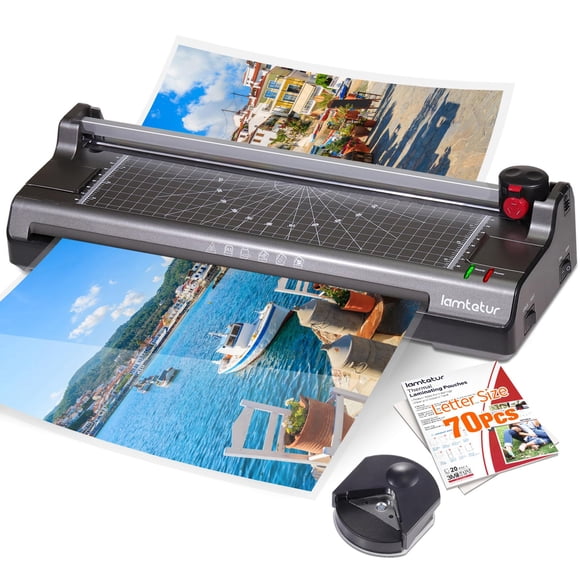 Laminadora lamtetur 7 en 1 Hot&Cold de 33 cm de ancho A3/A4