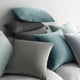 thumbnail image 4 of Fundas De Almohada De Terciopelo 45 X 45 Cm 2 Unidades Color Gris, 4 of 7