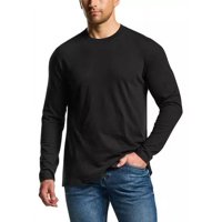 Genérica - 6X Polera Camisetas Manga Larga Hombre Cuello Redondo 2025