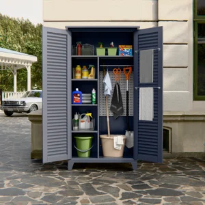 Recilock - Gabinete Exterior 6 Separaciones, Barra Y Tablero Para Colgar 185X90X50 Cm - Occ-8