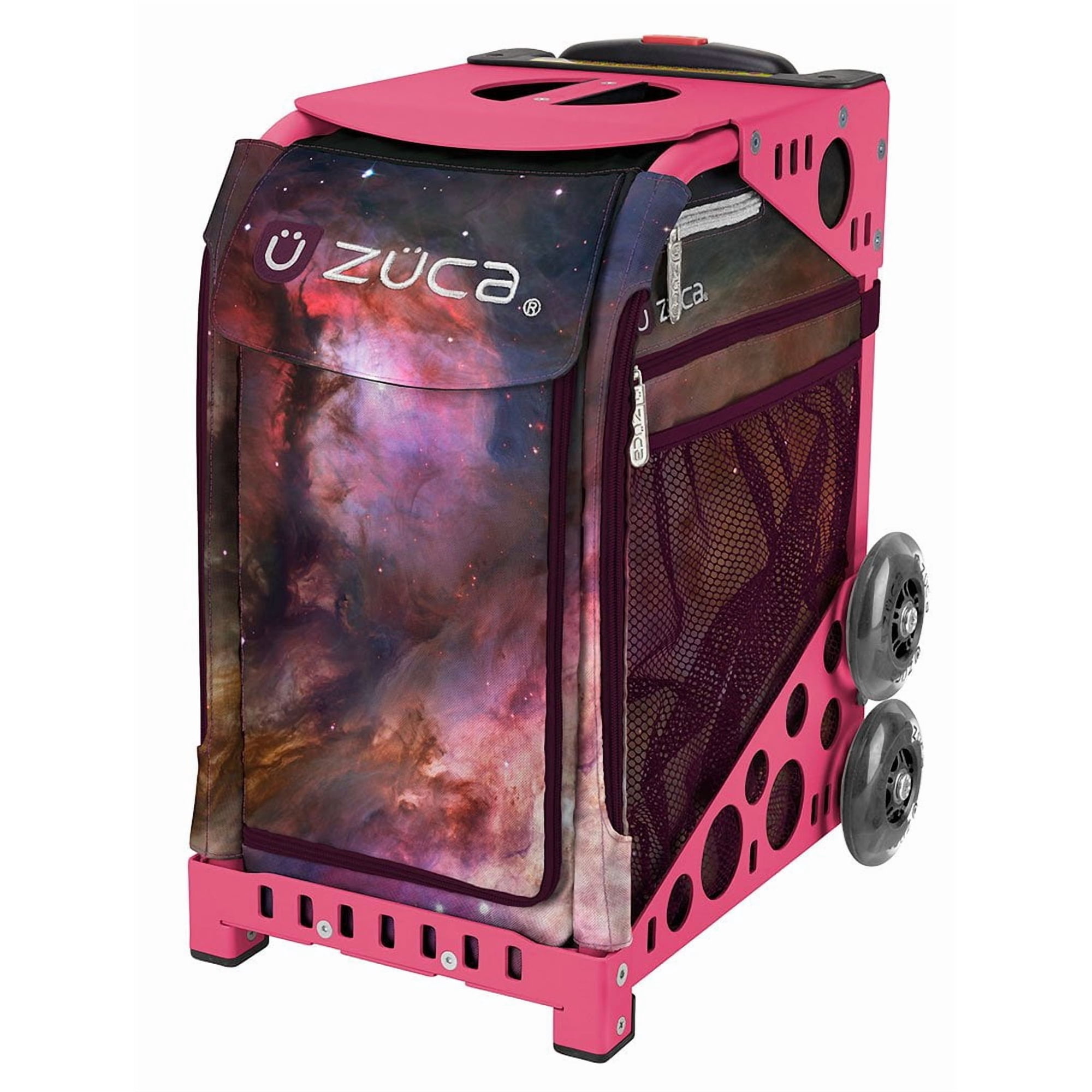 Bolsa Con Ruedas Zuca Sport Galaxy Con Marco Rosa De 29 Litros De Capacidad