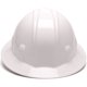 thumbnail image 2 of Hard Hat Pyramex HP24110 con trinquete de 4 puntos, ala completa, blanco, 12 unidades, 2 of 5