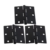 Pack 3 Bisagras Acero Odis 3,5”×3,5”×2,5Mm- Negro