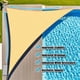 thumbnail image 5 of Vela de sombra Amagenix 6x6x6 m bloquea UV color arena, 5 of 7