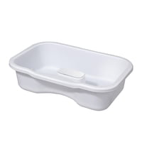 Ioensy - Cuenco Para Champú Para Cabecera, Bandeja Para Lavar El Cabello Para Personas Mayores Postradas En Cama, Discapacitados, Color Blanco