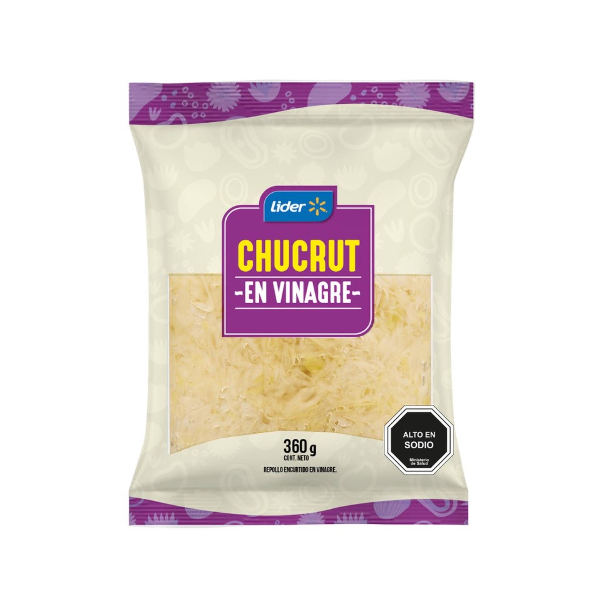 Chucrut En Vinagre 360 g Lider