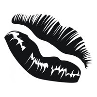 Rienda Libre Graphics - Decomural Kissing Lips Pout Lips Ws-15728