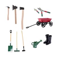 Bothyi - Adorno De Herramientas De Jardín En Miniatura, Herramientas De Jardinería Para Casa De Muñecas Para Decoración