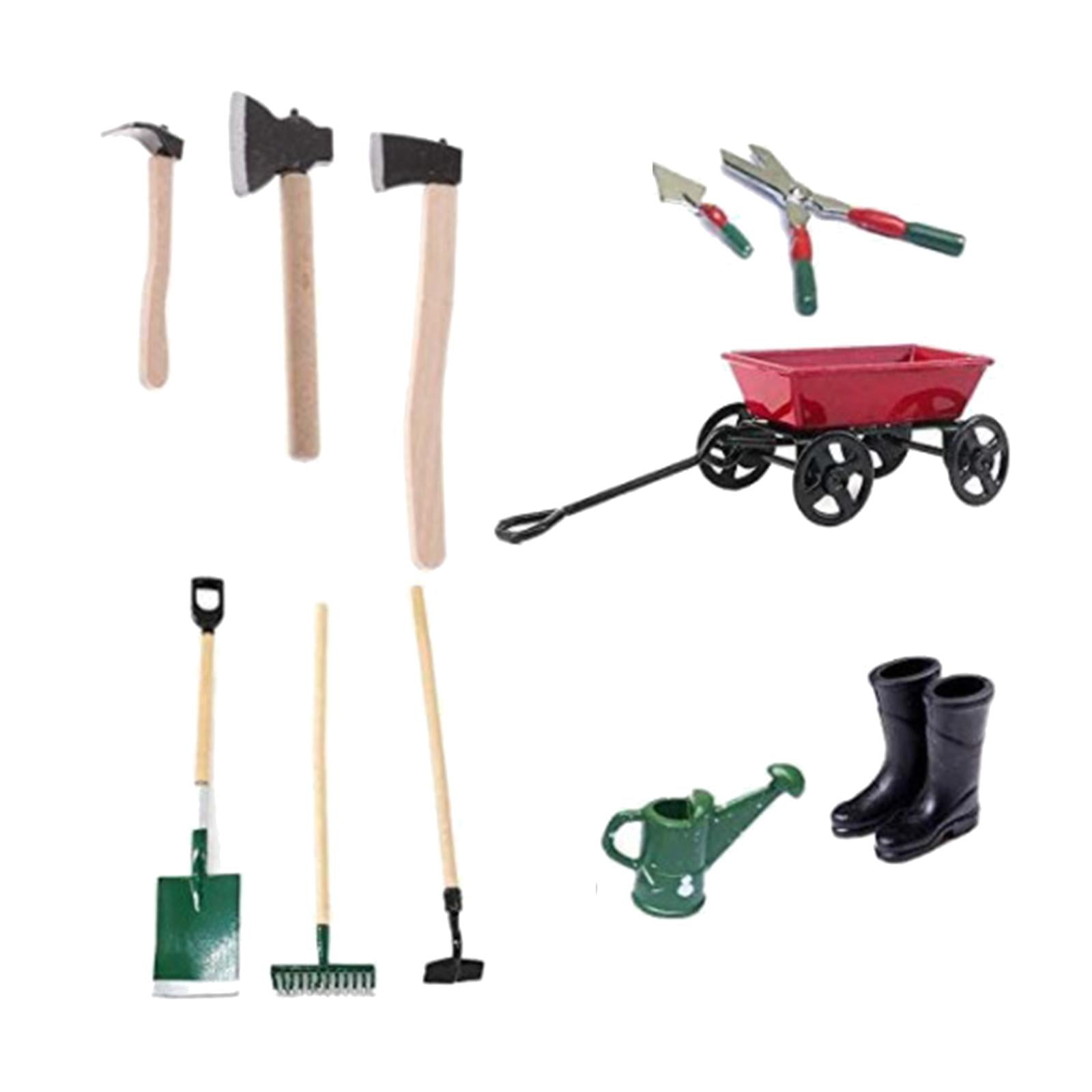 Bothyi - Adorno De Herramientas De Jardín En Miniatura, Herramientas De Jardinería Para Casa De Muñecas Para Decoración