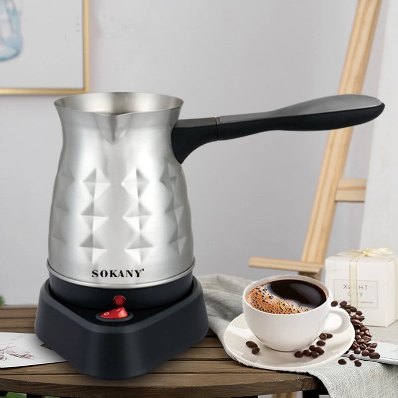 Genérico - Cafetera Hervidor 500ml 600w Casa Oficina Acero Inox Lau