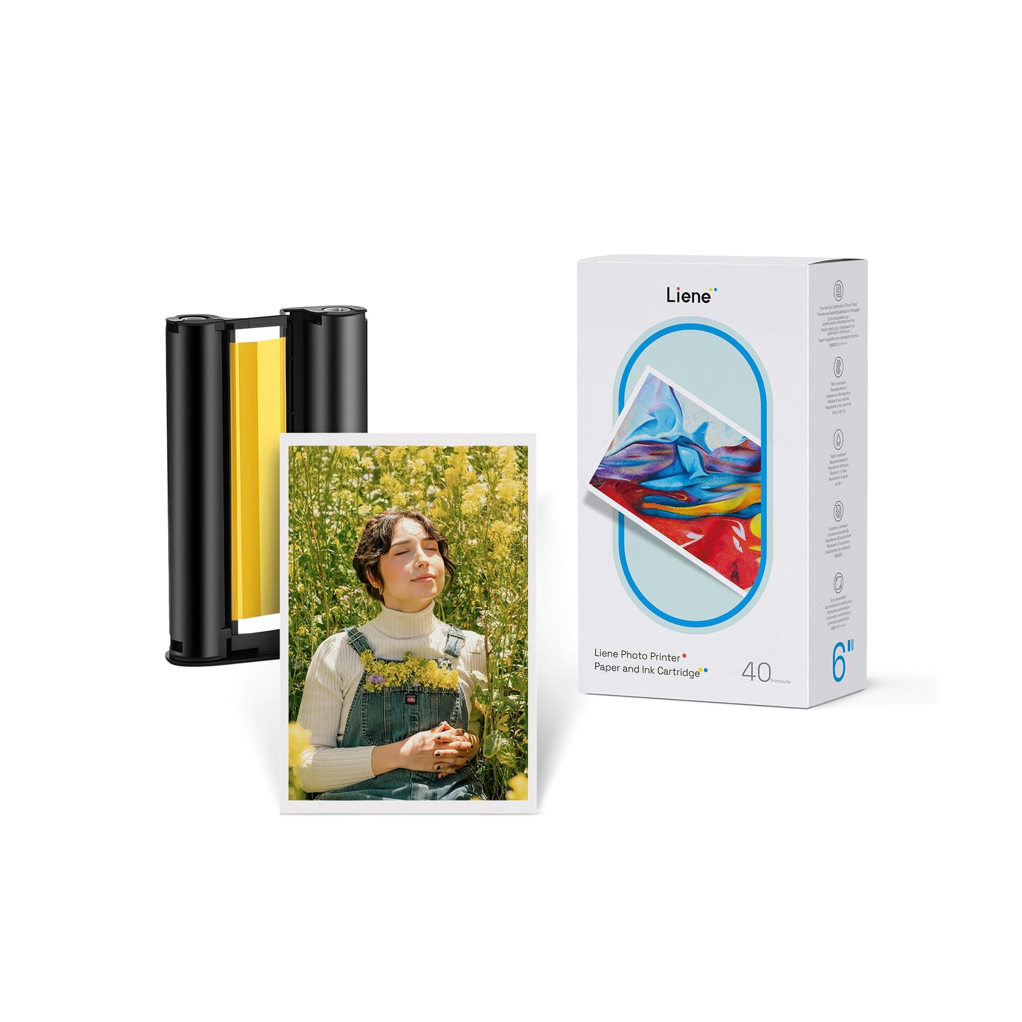 Papel Y Cartucho Para Impresora Fotográfica Liene Amber M100/m200