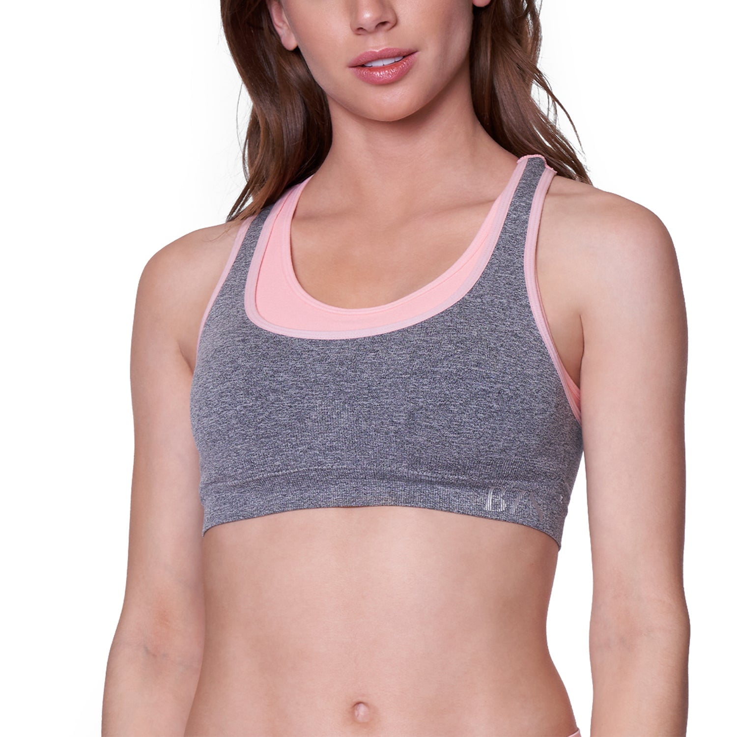 Baziani - Sostén Peto Deportivo Fitness Seamless 3907 Rosado
