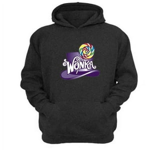 Genérico - Polerón Canguro Wonka Gris Oscuro Talla Xl Unisex