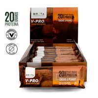 Brota Superfoods - Caja 12 Barritas De Proteína Veganas Cacao & Peanut 65 G Brota