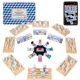 thumbnail image 1 of Domina Mexican Train Offelec Doble 12 con 8 Soportes Madera, 1 of 3