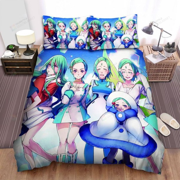 Eureka Seven Diane Thurston Eureka Character Female Quilt Duvet Cover Set3-Piece Bedding Set