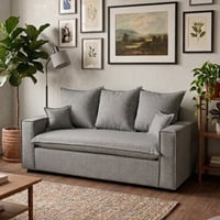 Luzyhogar - Sofá Madrid 160Cm - Lino Gris