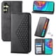 thumbnail image 1 of Funda Flip FOXDOCK para Samsung Galaxy A16 , Estilo Billetera con Diseño Rombo, Correa de Mano y Soporte, Uso Diario, 1 of 6