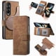 thumbnail image 1 of Funda Billetera Magnética para Samsung Galaxy Z Fold 4 Soporte Tarjetas Desmontable Marrón, 1 of 6