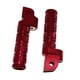 thumbnail image 3 of 1 par de clavijas de pie para motocicleta reemplazo de reposapiés de motocicleta instalar fácilmente reposapiés antideslizantes pedales para XJR400 Rojo, 3 of 5