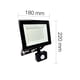 thumbnail image 4 of Foco Proyector Led Reflector Con Sensor 50w Ip65 Luz Blanca Negro Blanco Frío, 4 of 7