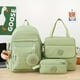 thumbnail image 4 of 4pcs Kawaii Candy Color Laptop Backpack, Casual Preppy Style Travel Schoolbag With Tote Bag Pencil Case And Coin Purse, 4 of 4