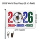 thumbnail image 5 of Bandera Shrandi Copa Mundial 2026 152 x 91 cm para exterior, 5 of 9