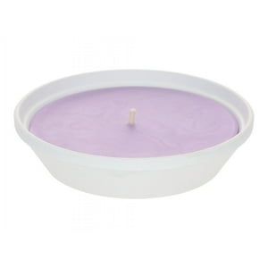 Livarno - Vela Grande Citronella Lila Repelente Insectos En Bowl De Cerámico