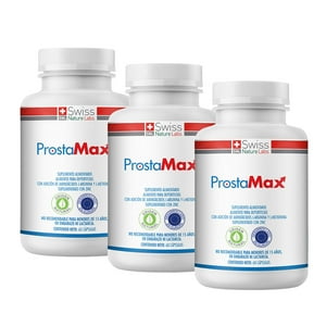 Swiss Nature Labs - Prostamax - 3 Estuches Con 1 Frasco Cada Uno De 60 Capsulas (3 Meses)