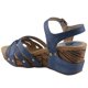 thumbnail image 2 of Sandalia Chalada Mujer Pasco-25 Azul Plataforma, 2 of 3