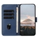 thumbnail image 5 of Funda Cartera Fibra de Carbono para iPhone 15 Pro con Soporte y Cierre Magnético Azul, 5 of 6