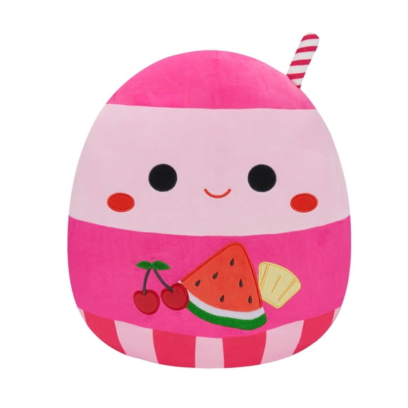 Bolsa de zumo Plush Squishmallows Original Jans Fruit Punch, 35 cm