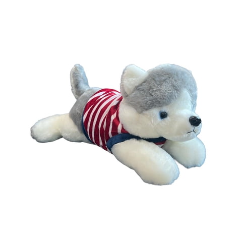Oem - Peluche De Perro Lobo Suave Y Divertido