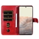 thumbnail image 4 of Funda con Cremallera para Google Pixel 6 5G, Carcasa Cartera de Cuero PU con Soporte y Tarjetero, 4 of 5