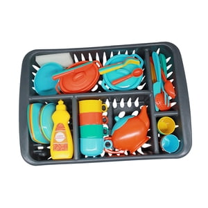 Magideal - Juego De Juguetes De Cocina De 40 Piezas, Accesorios De Cocina, Juego De Vajilla, Plato Para Niños, Juguete Para Juego De Imitación Para Niños, Niñas