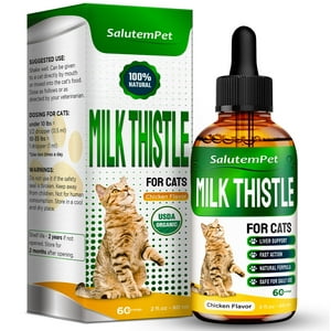 Suplemento Herbal Salutempet Milk Thistle Para Gatos, 60 Ml