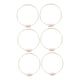 thumbnail image 4 of 6x Central Floral Hoop Piece With Wood Stand Wedding Wedding For Party Festival Dia 30cm, 4 of 5