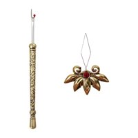 Magideal - Enhebrador De Agujas, Descosedor, Descosedor, 2 Piezas, Portátil, Fácil De Almacenar, Descosedor De Hilo De Mano Para Manualidades De Bricolaje Para Oro