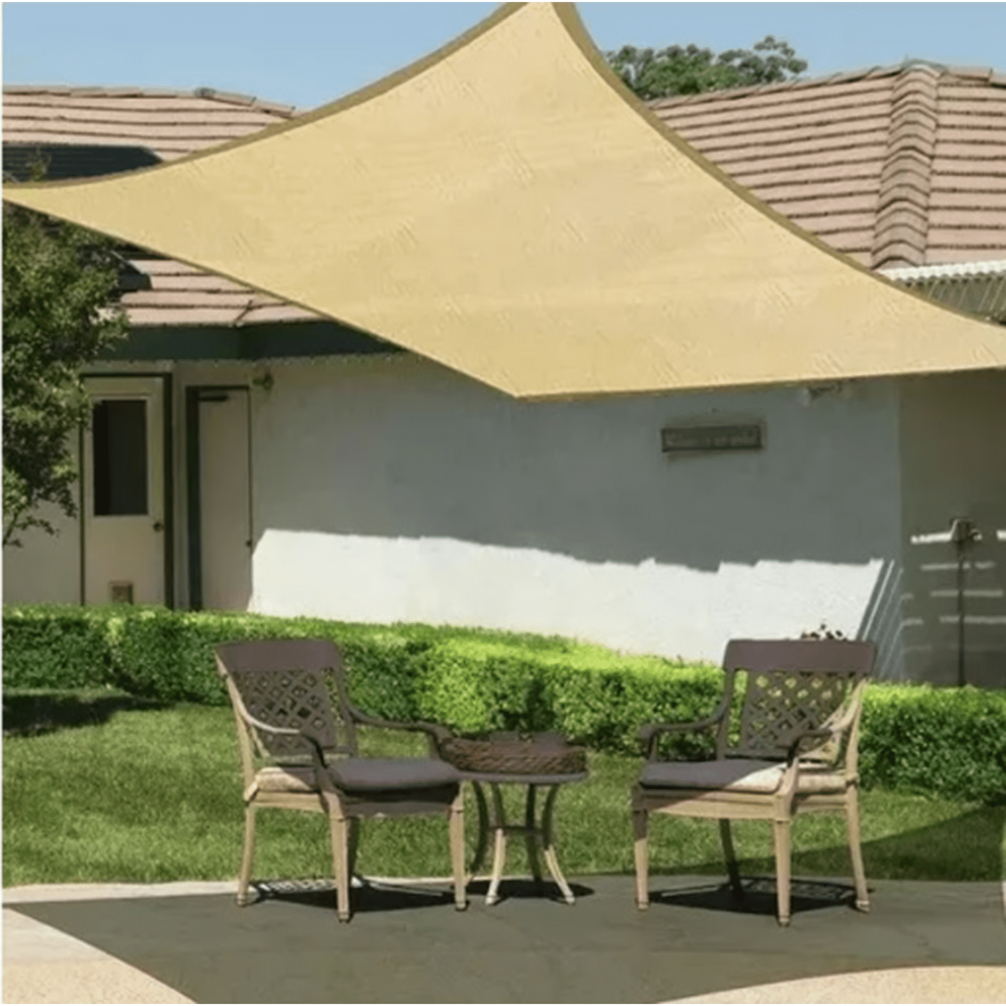 Mundo Shopping - Toldo Rectangular 4x5 Sombra Cubierta Terraza Jardin
