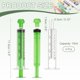 thumbnail image 2 of Jeringas de Alimentación Uxcell con Tapa Jeringas de Plástico Herramienta de Medición de Alimentación para Mascotas Sin Aguja, 10ml, Verde, 4 Piezas para Mascotas, 2 of 7